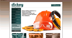 Desktop Screenshot of dickeystaffing.com